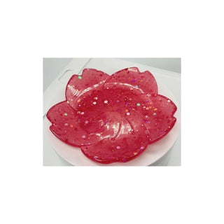 Small Pink Sparkle Jewelry Dish