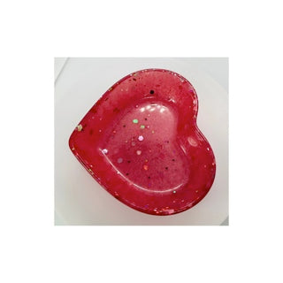 Small Pink Heart Shaped Jewelry Dish