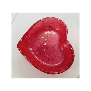 Small Pink Heart Shaped Jewelry Dish