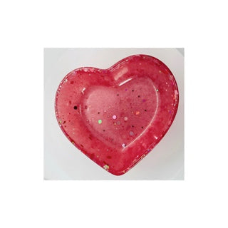 Small Pink Heart Shaped Jewelry Dish