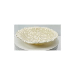 Cream Speckled Flower Jewelry Dish