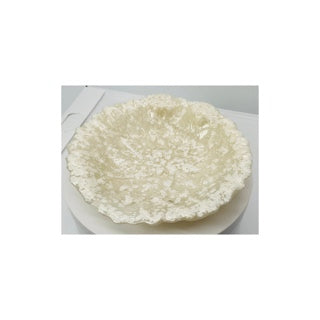Cream Speckled Flower Jewelry Dish