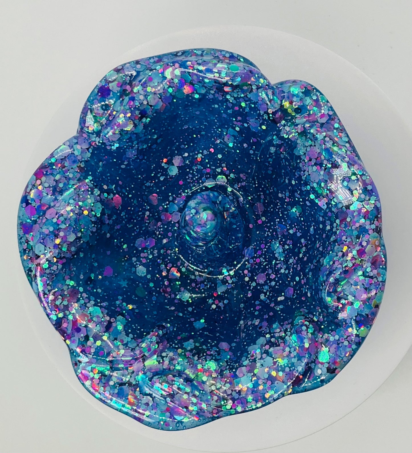 Blue Sparkle Ring Holder