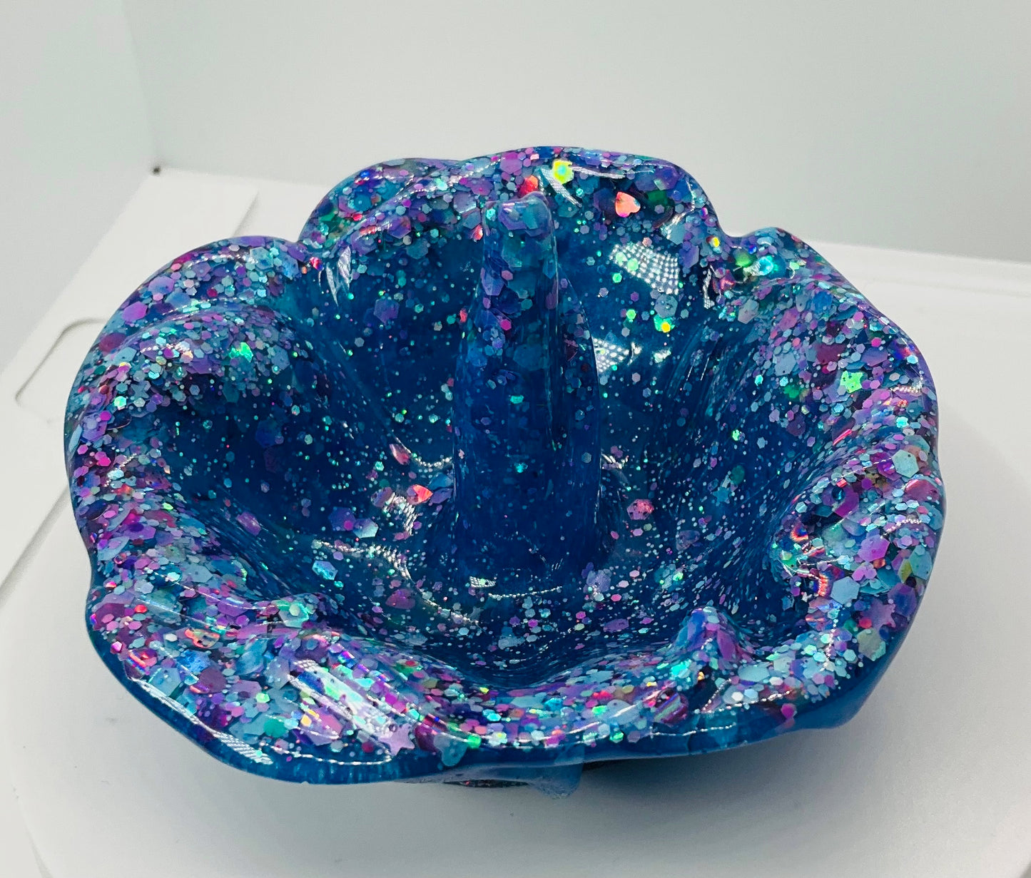 Blue Sparkle Ring Holder