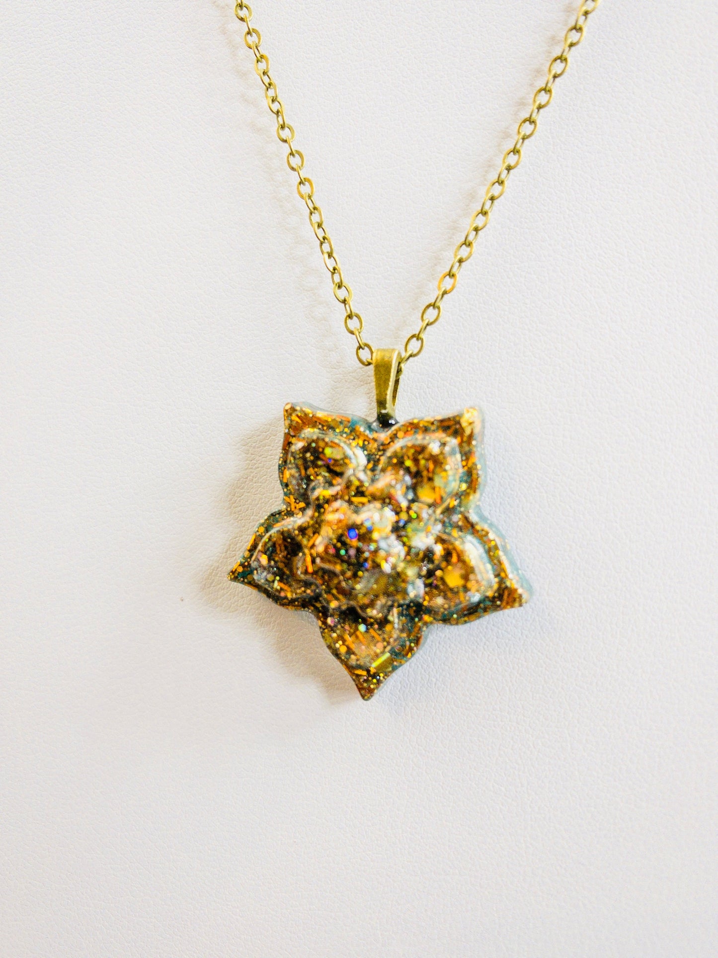 Flower Resin Pendant