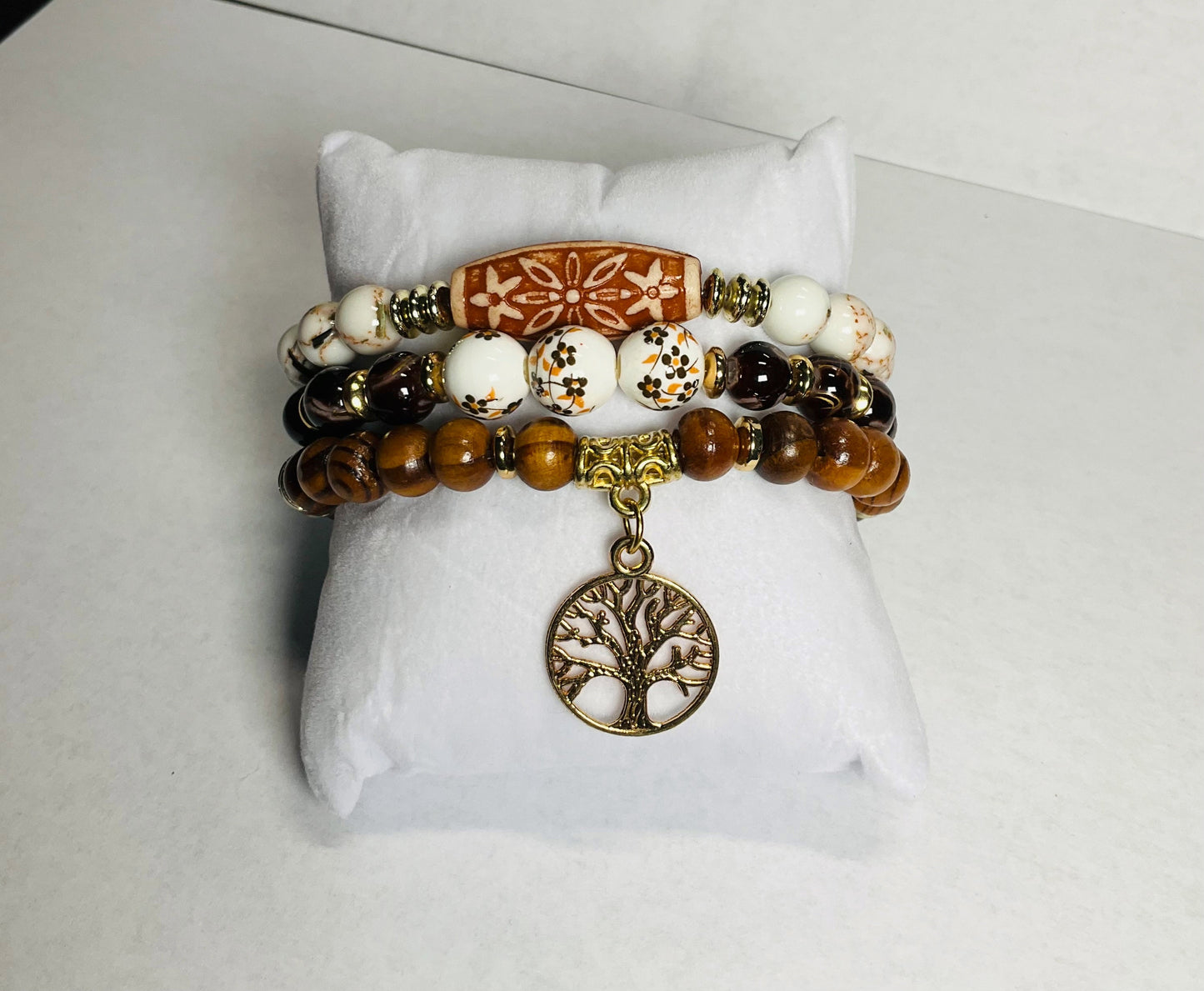 Set of 3 Beaded Bracelets