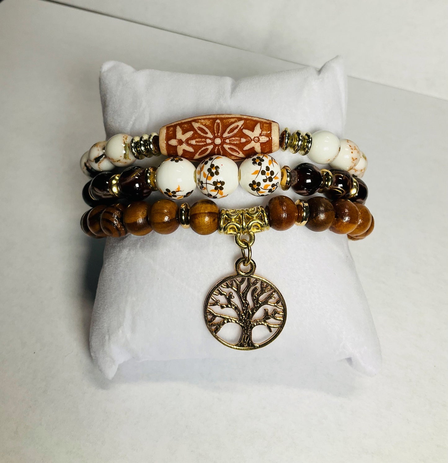 Set of 3 Beaded Bracelets