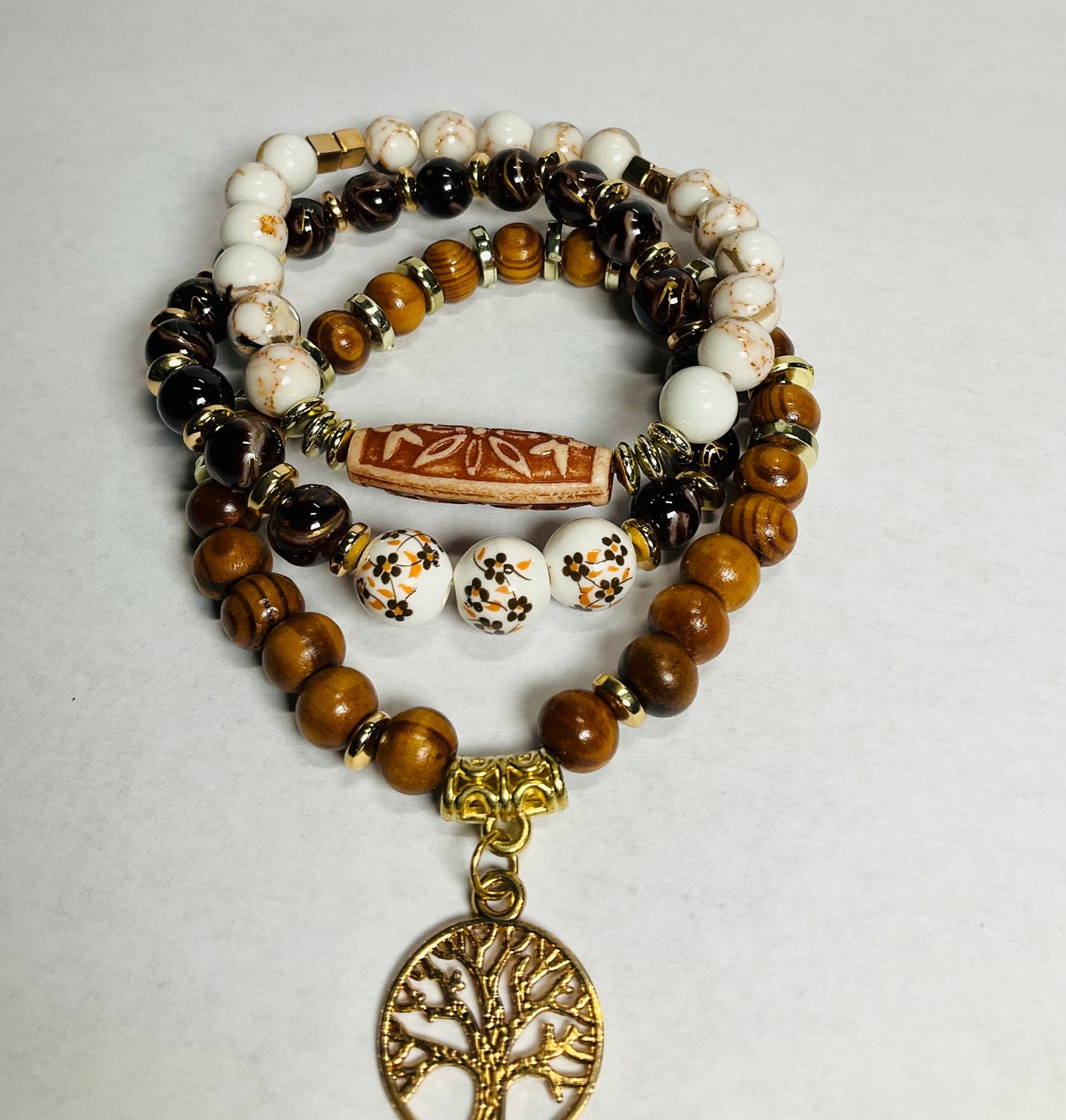Set of 3 Beaded Bracelets