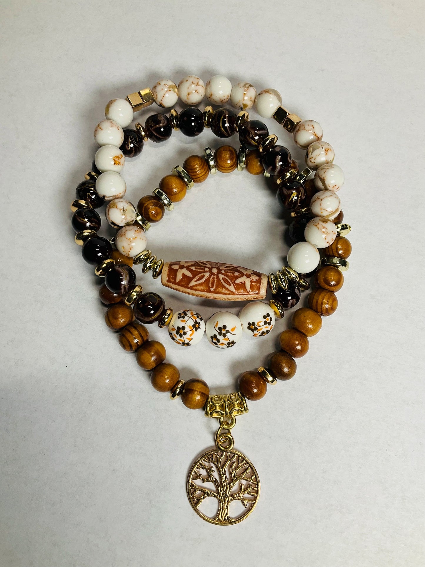 Set of 3 Beaded Bracelets