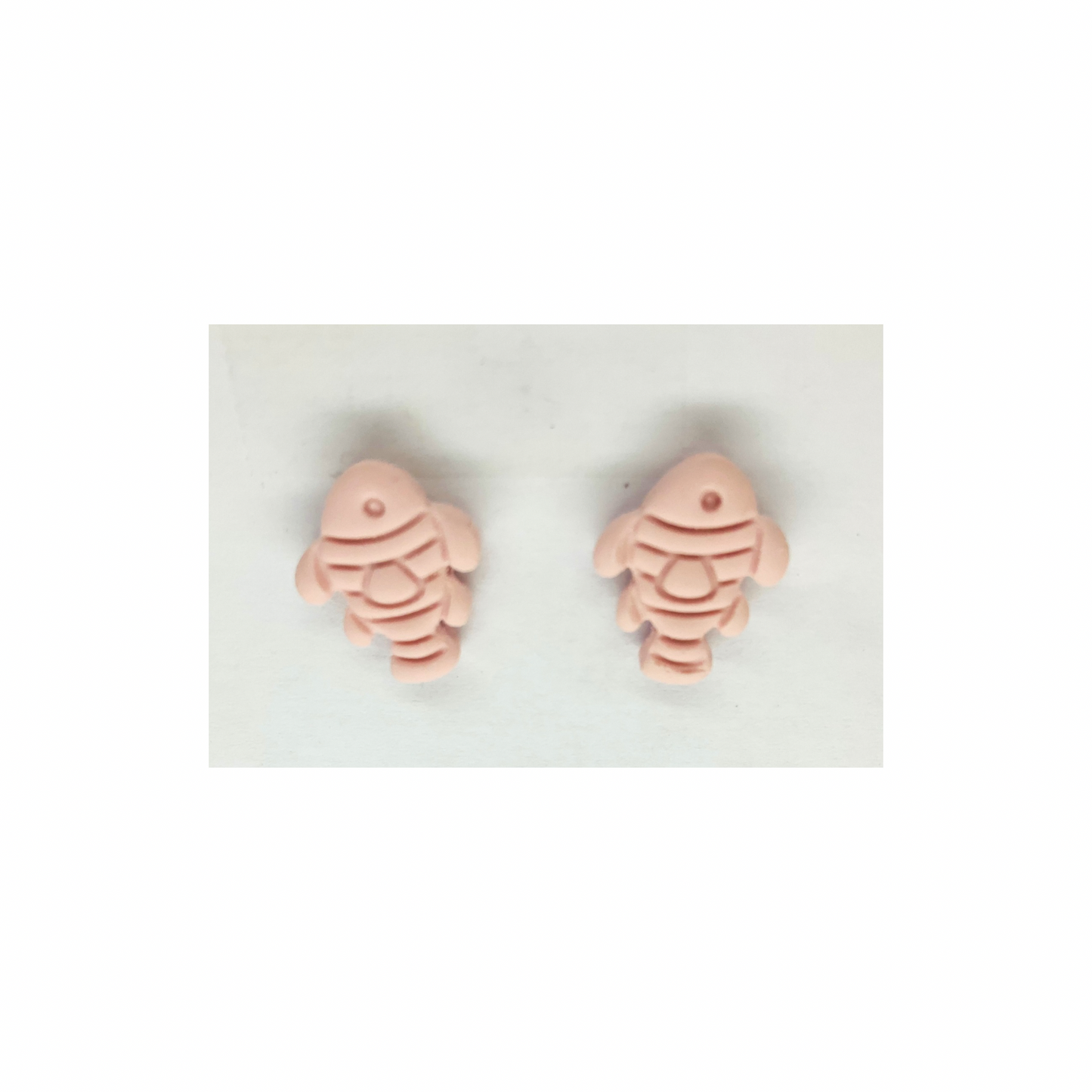 Pink Fish Stud | Crafting By BB