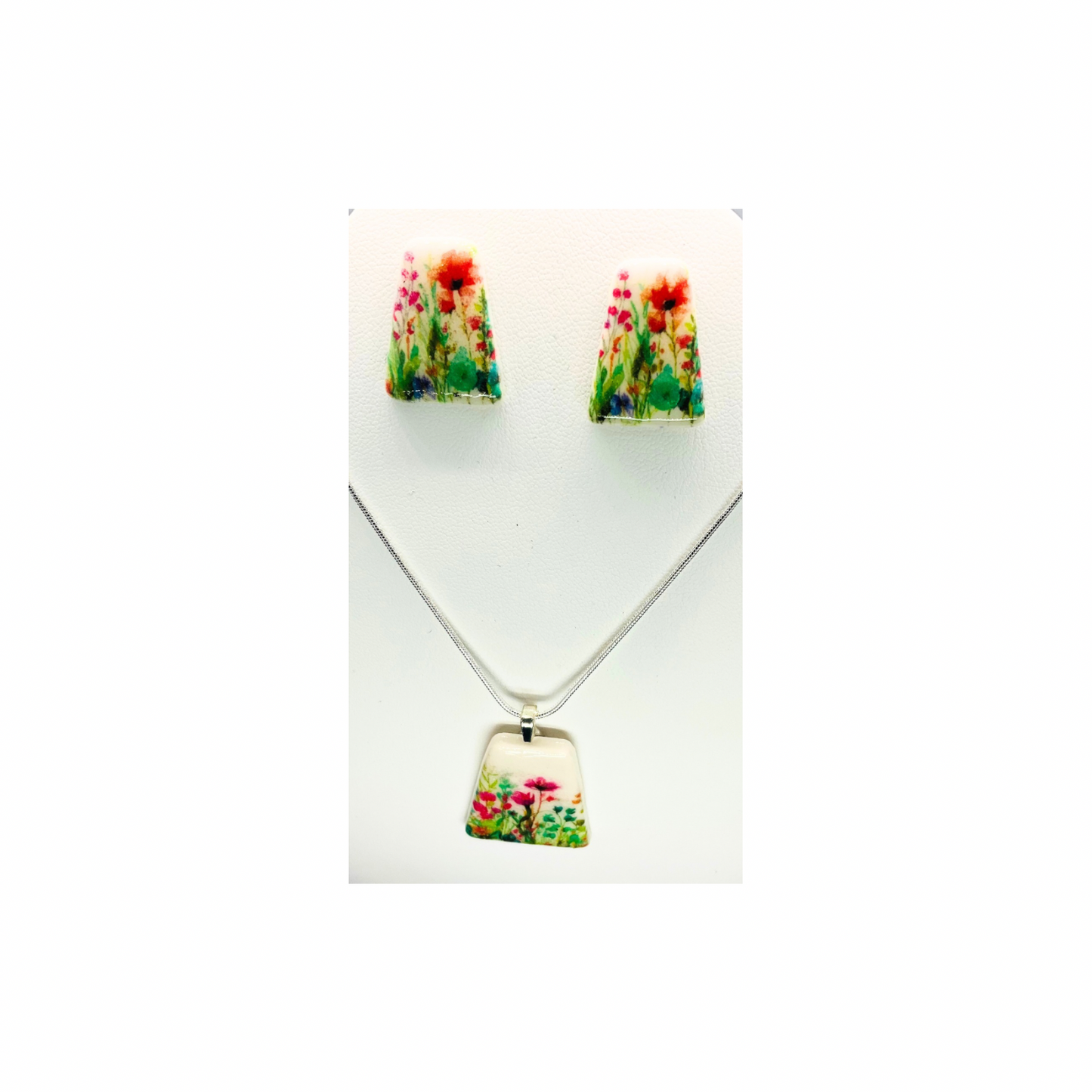 Spring Garden Necklace and Earring Set