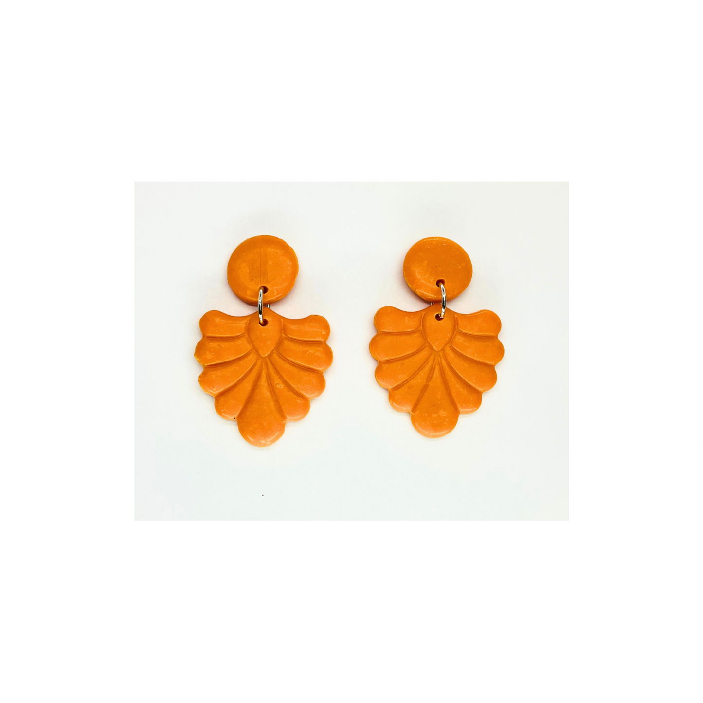 Fall Collection Mustard Yellow Leaf Shape Stud Dangle Earrings -  Fashion Jewelry