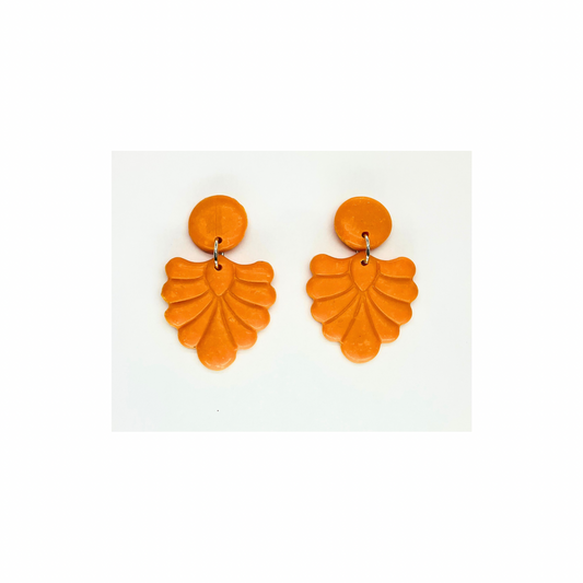 Fall Collection Mustard Yellow Leaf Shape Stud Dangle Earrings -  Fashion Jewelry