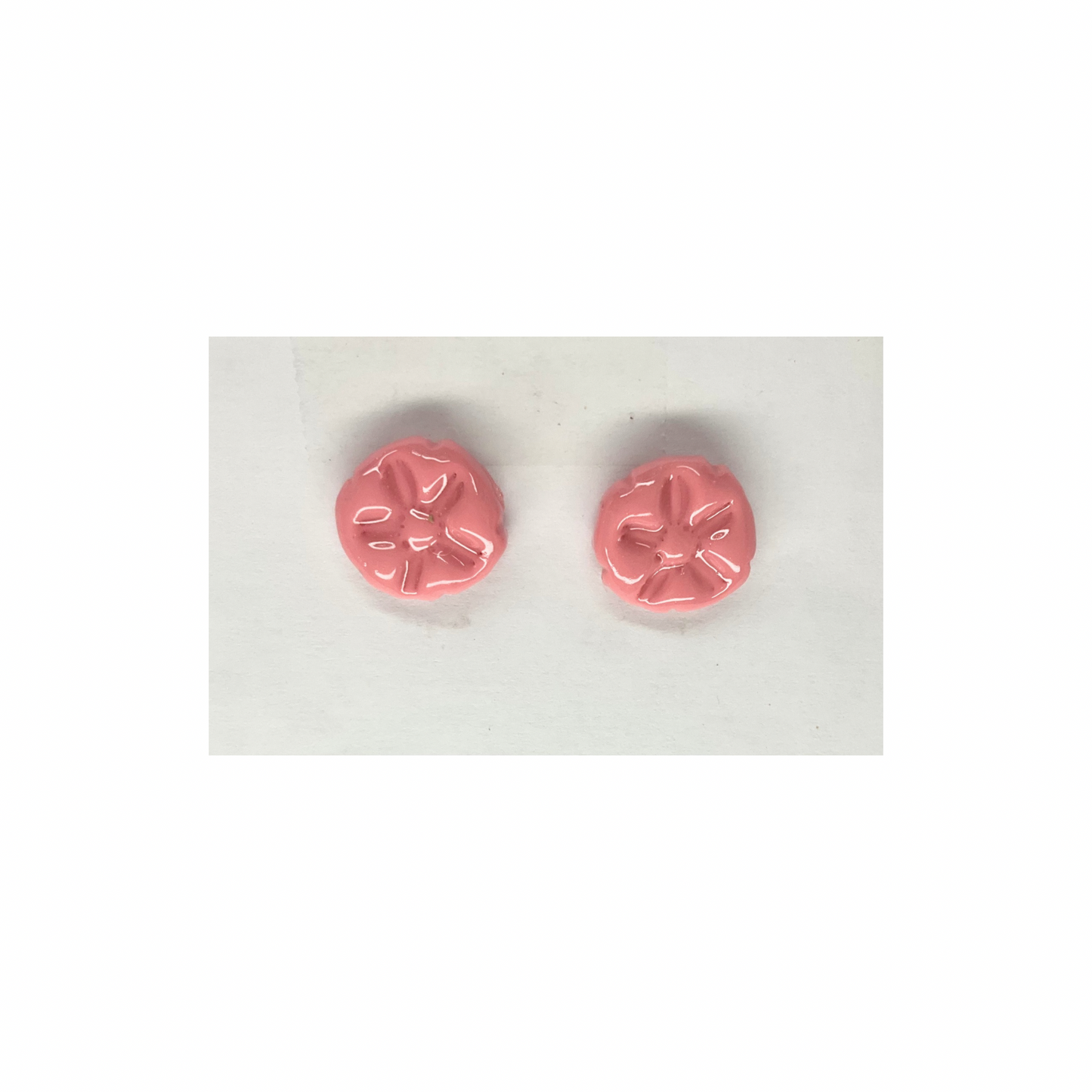 Pink Starfish Stud Earrings