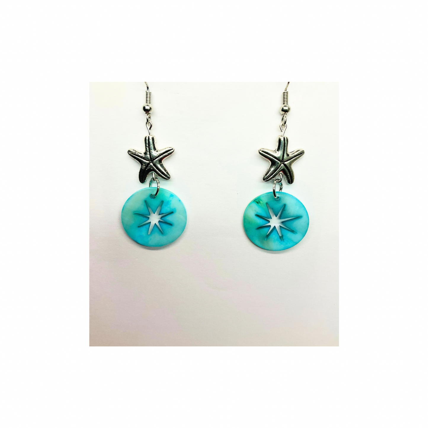 Ocean Collection Blue Starfish Dangle Earrings -  Dangle Style for Any Occasion
