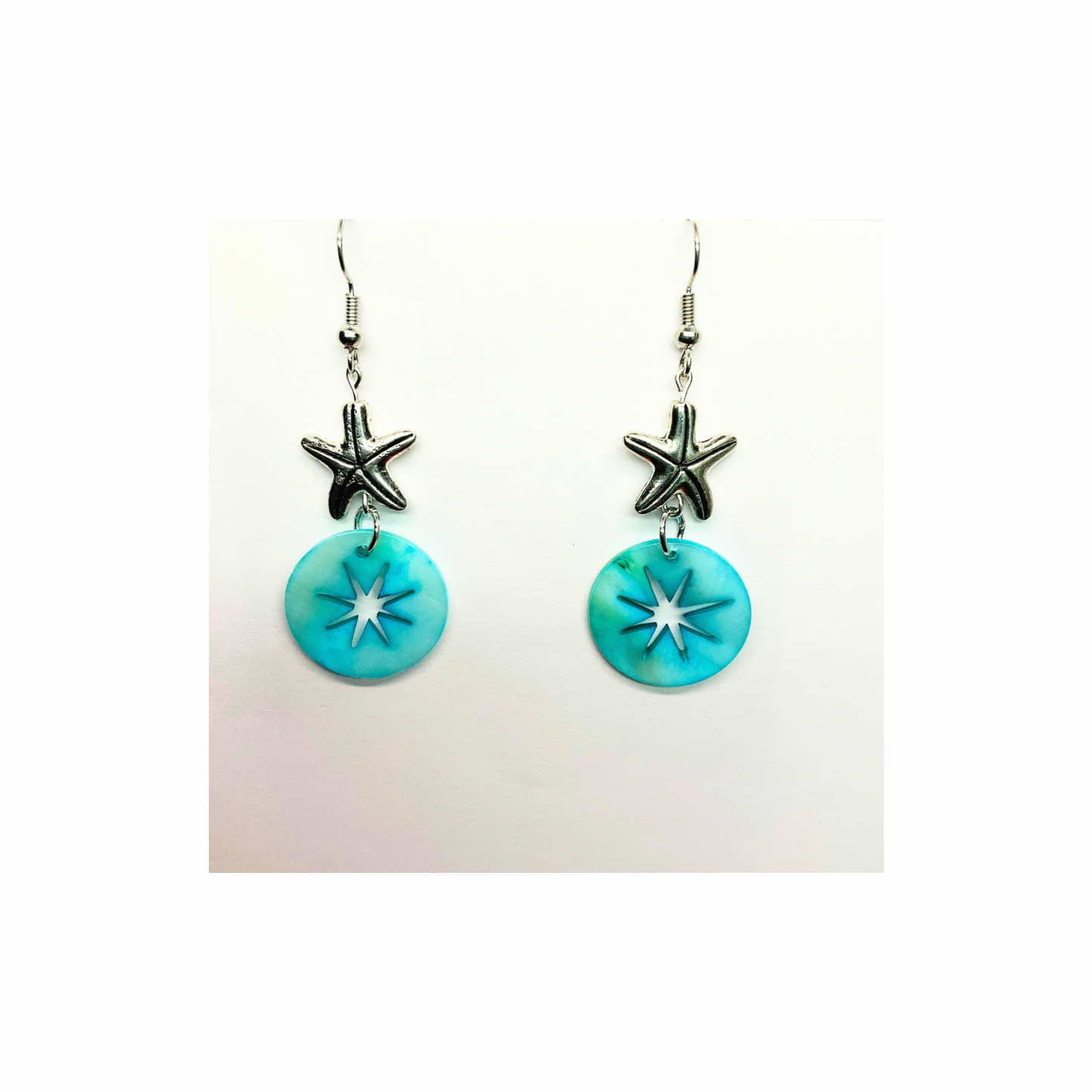 Ocean Collection Blue Starfish Dangle Earrings -  Dangle Style for Any Occasion