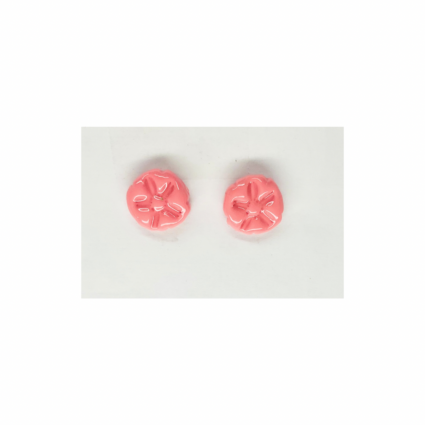 Pink Starfish Stud Earrings
