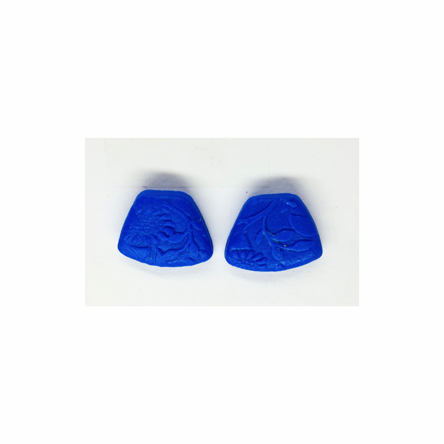 Royal Blue Stud Earring | Crafting By BB