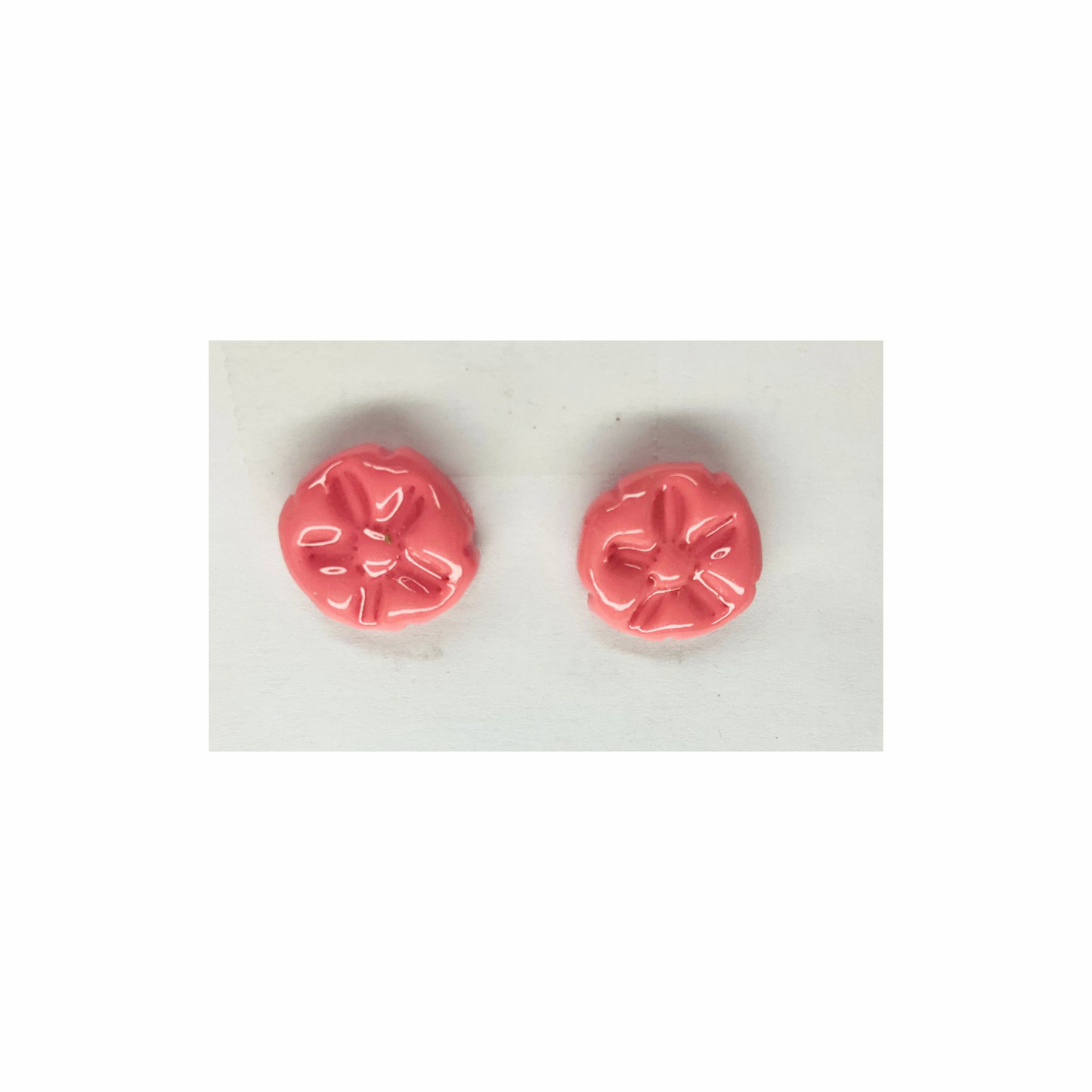 Pink Starfish Stud Earrings