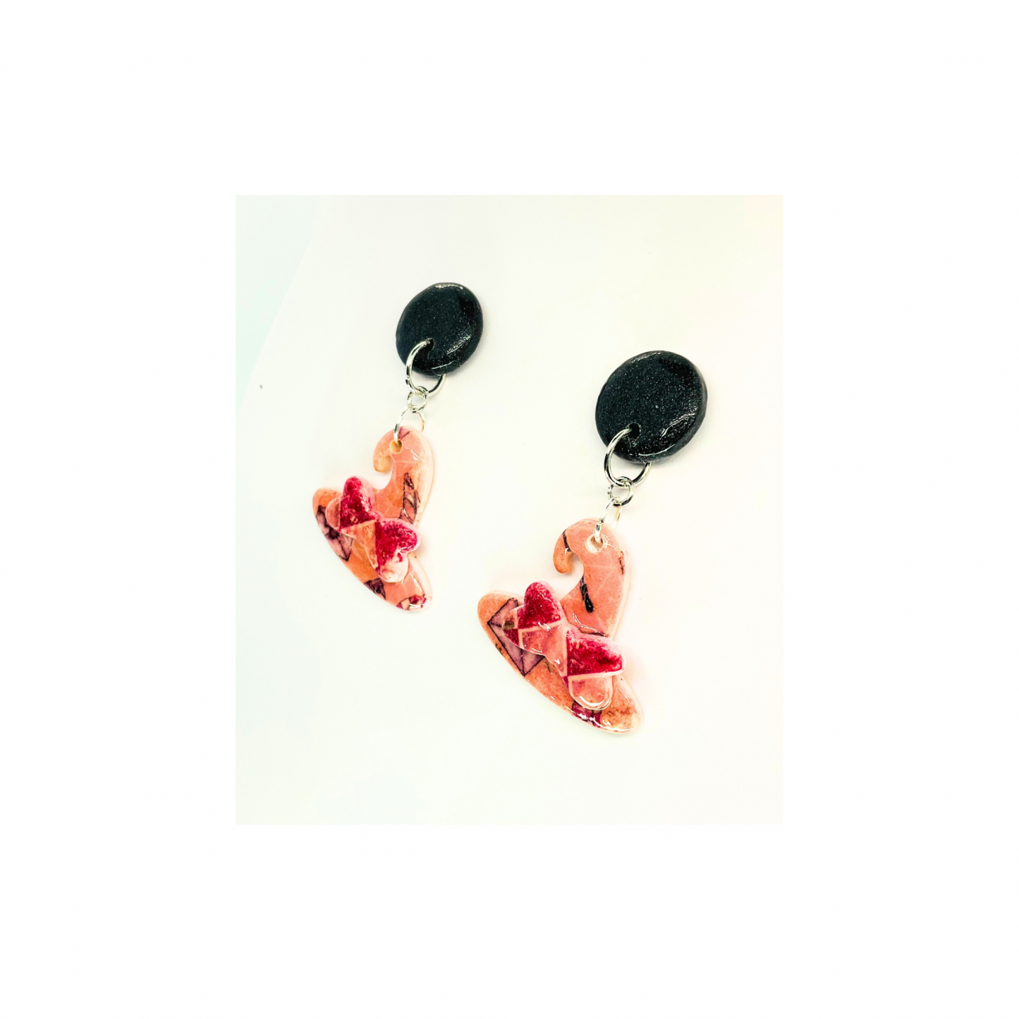 Wizard Collection Witch Hat with Bow Dangle Earrings for Female - Unique Design Accessory