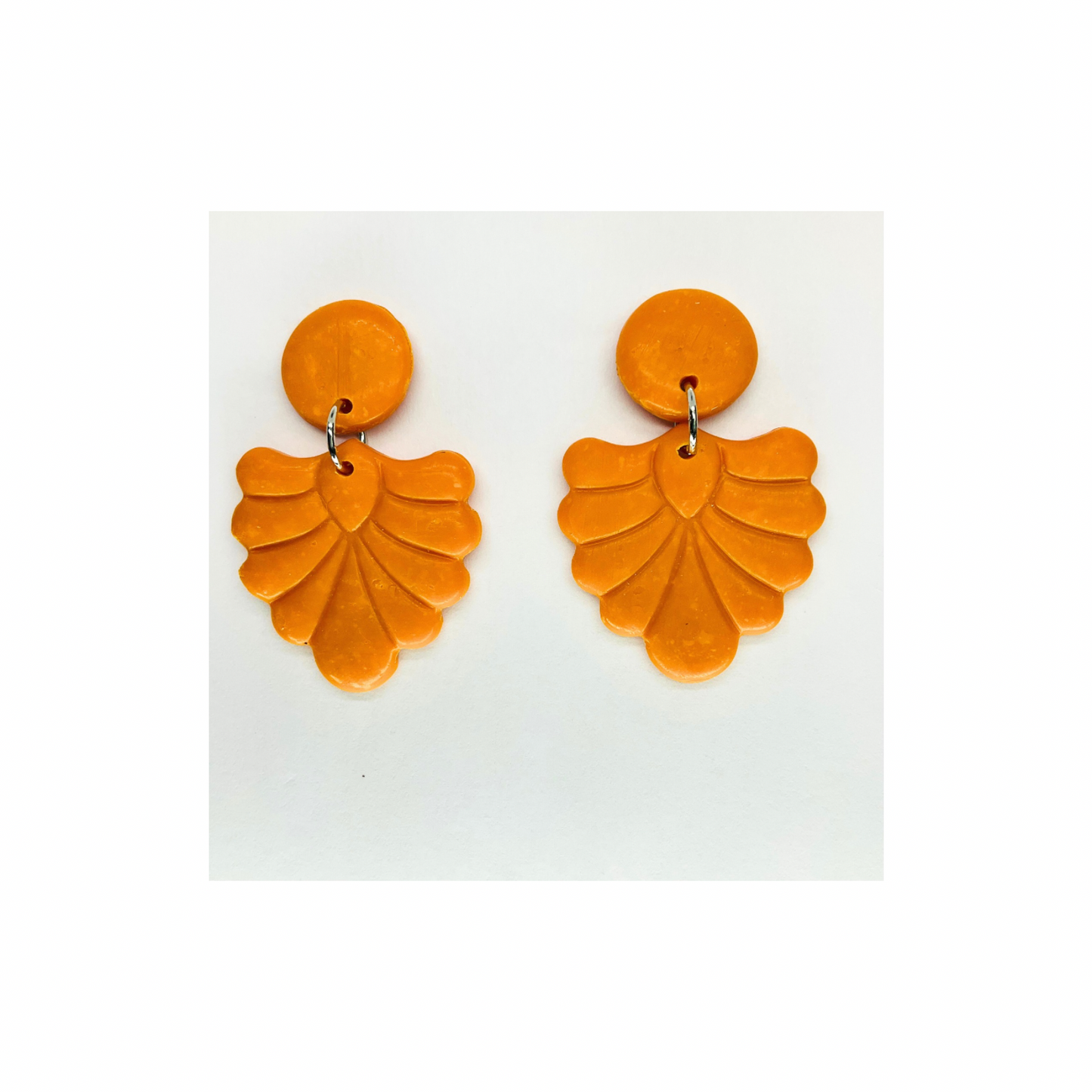 Fall Collection Mustard Yellow Leaf Shape Stud Dangle Earrings -  Fashion Jewelry