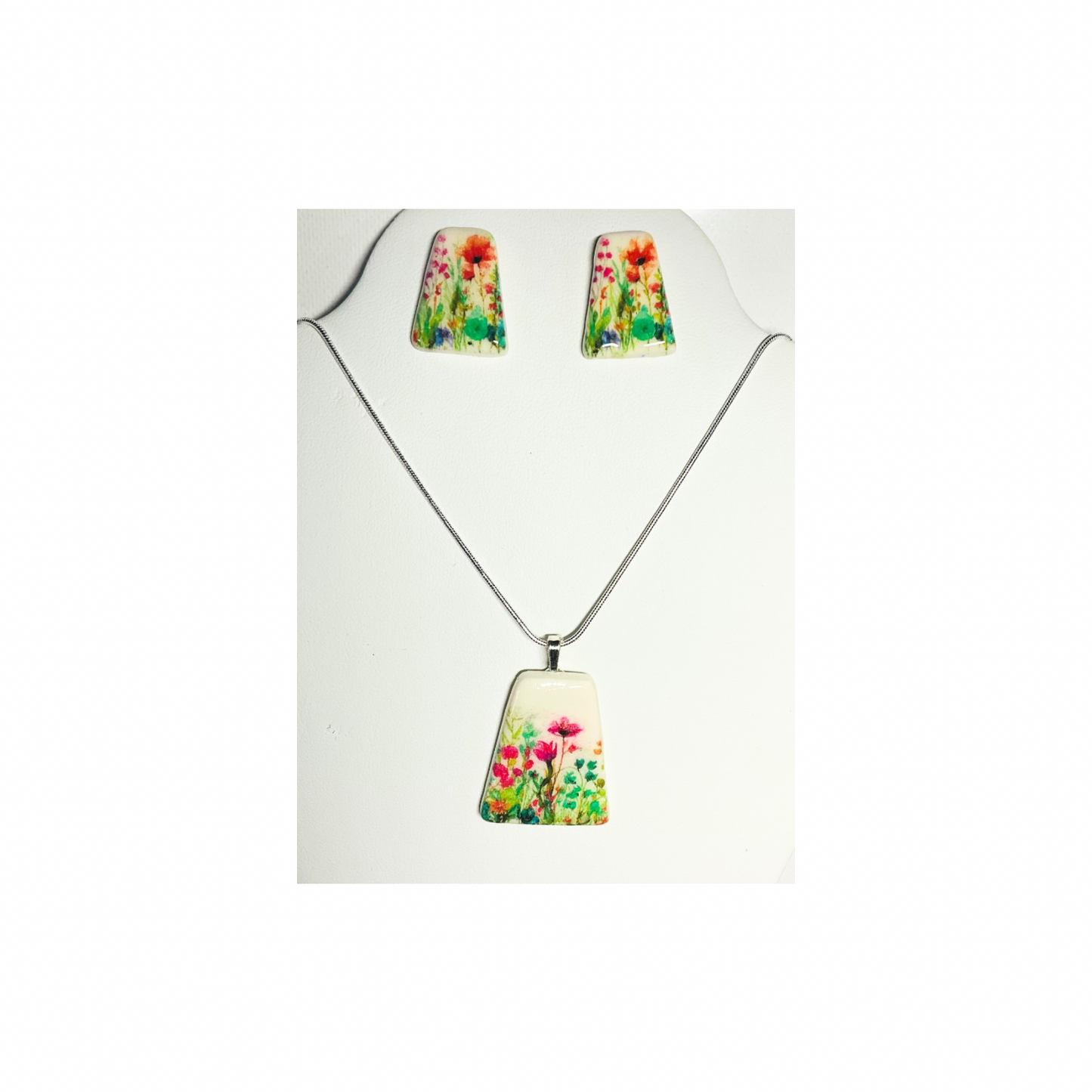 Spring Garden Necklace and Earring Set