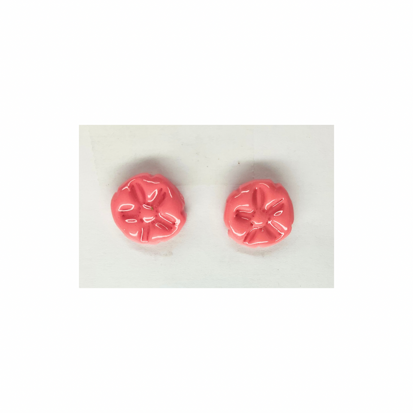Pink Starfish Stud Earrings