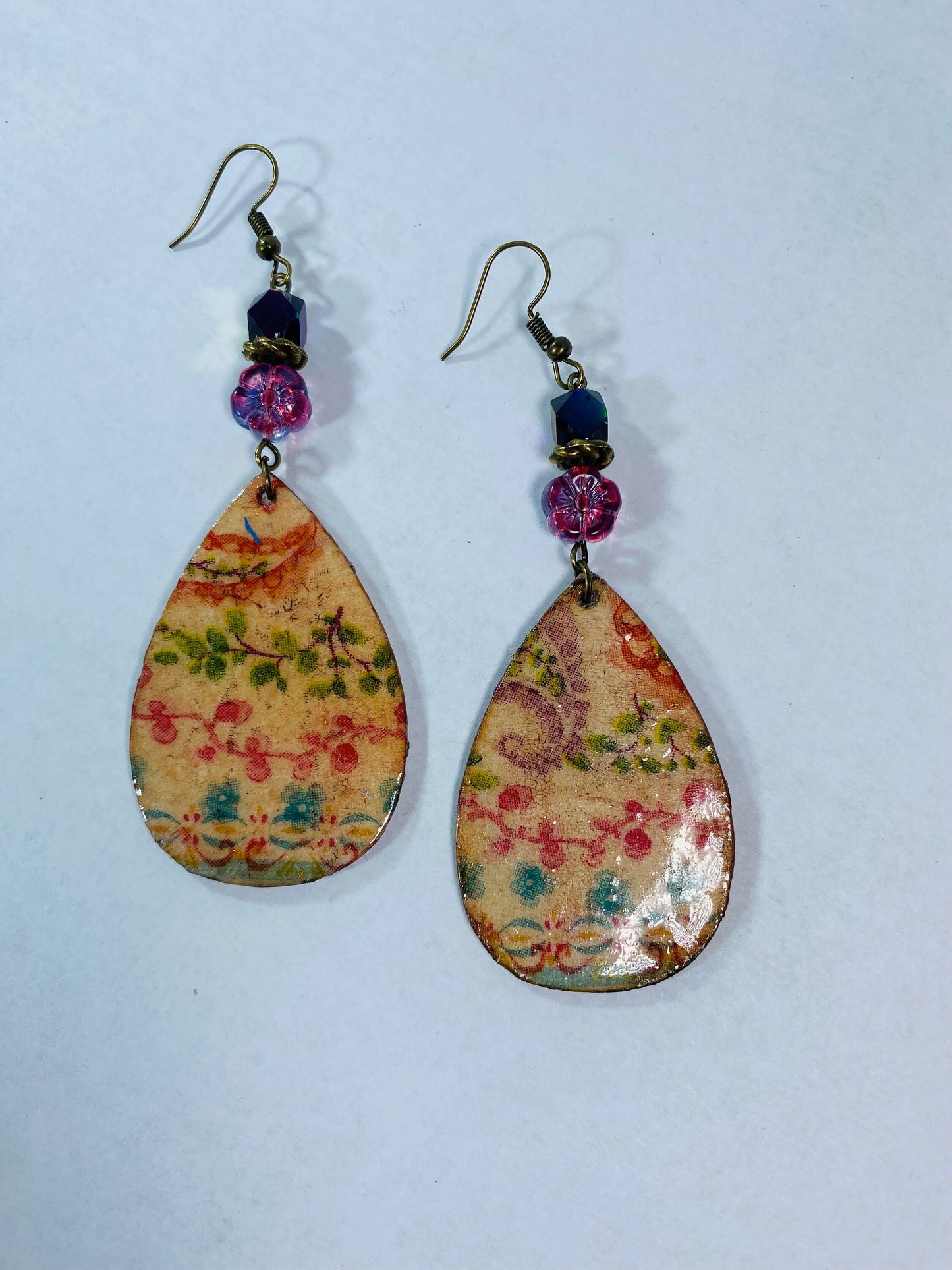 Bohemian Style Wood Dangle Earring