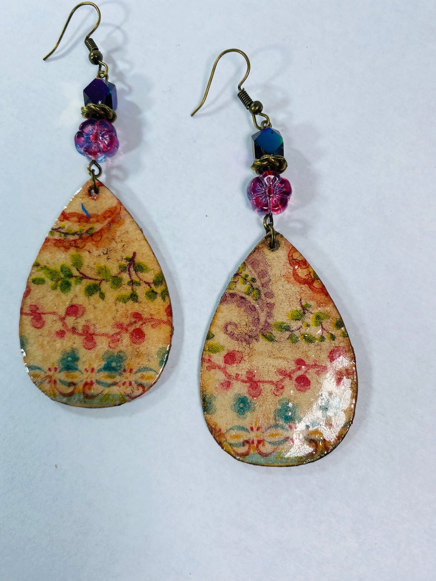 Bohemian Style Wood Dangle Earring