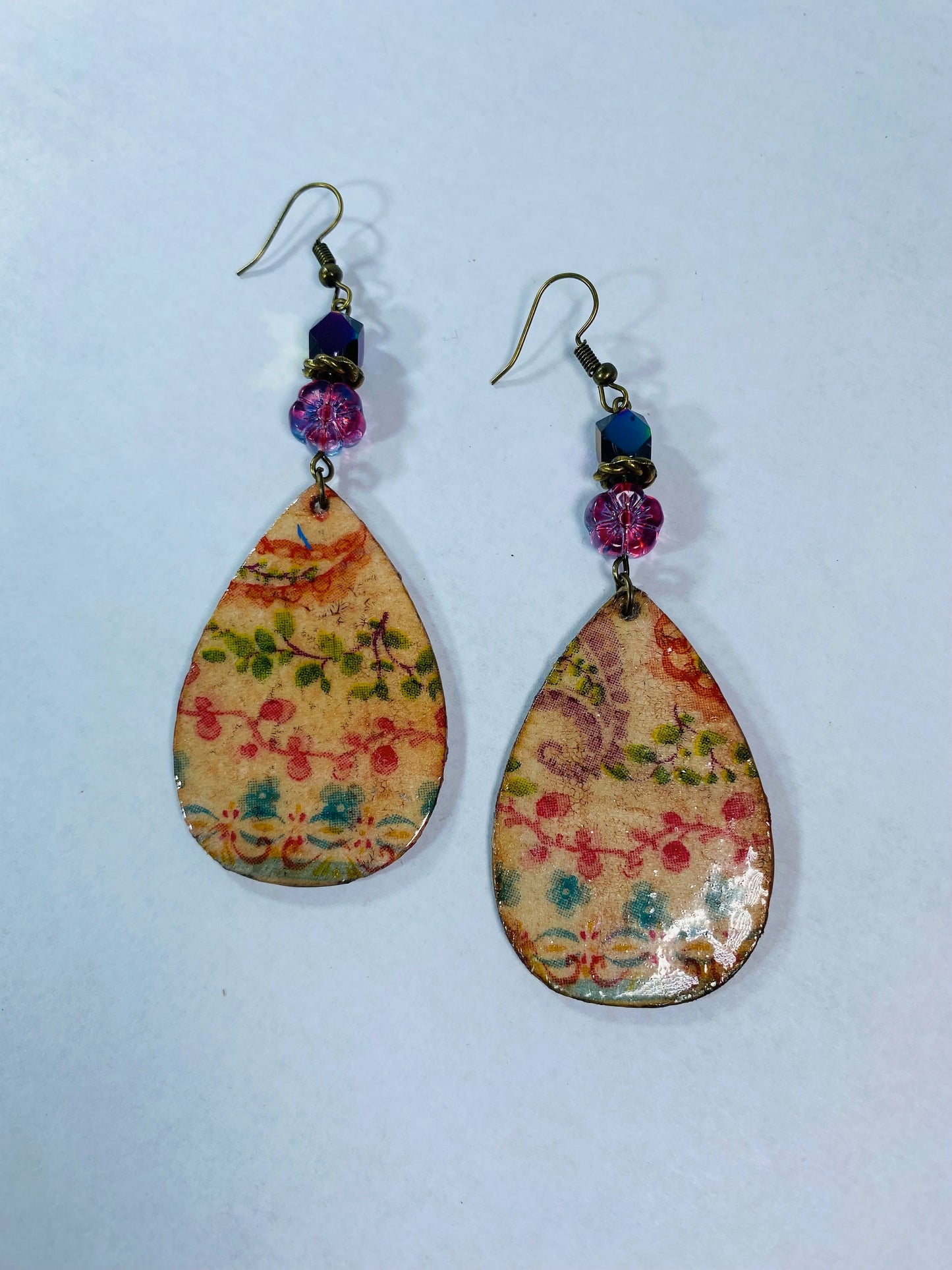 Bohemian Style Wood Dangle Earring